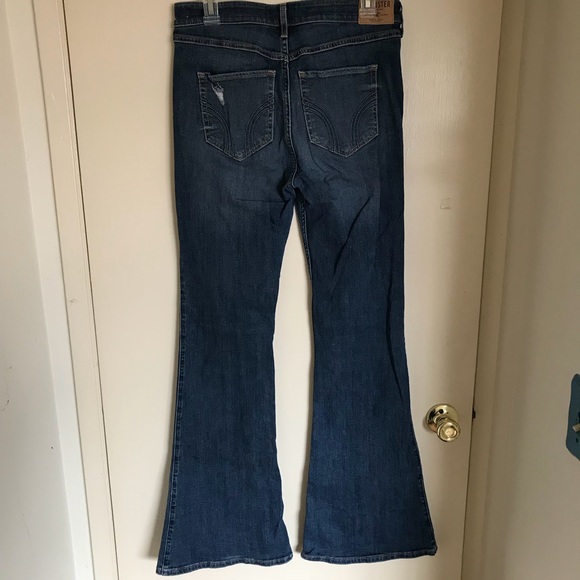 High rise flare jean lightly worn - Picture 2 of 4